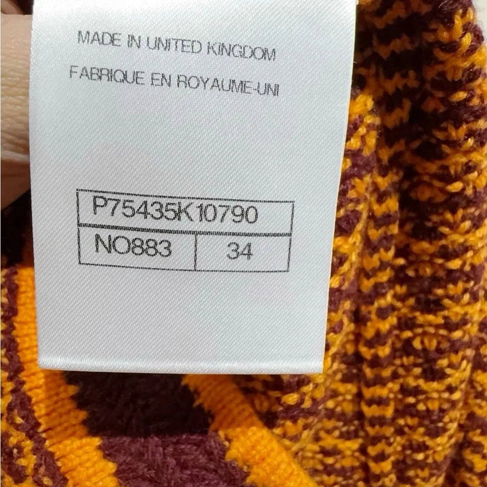 Authentic CHANEL Brown and Orange Sleeveless Dress - Picture 6 of 7